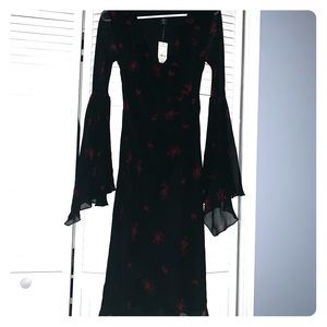 Express Midi floral dress.